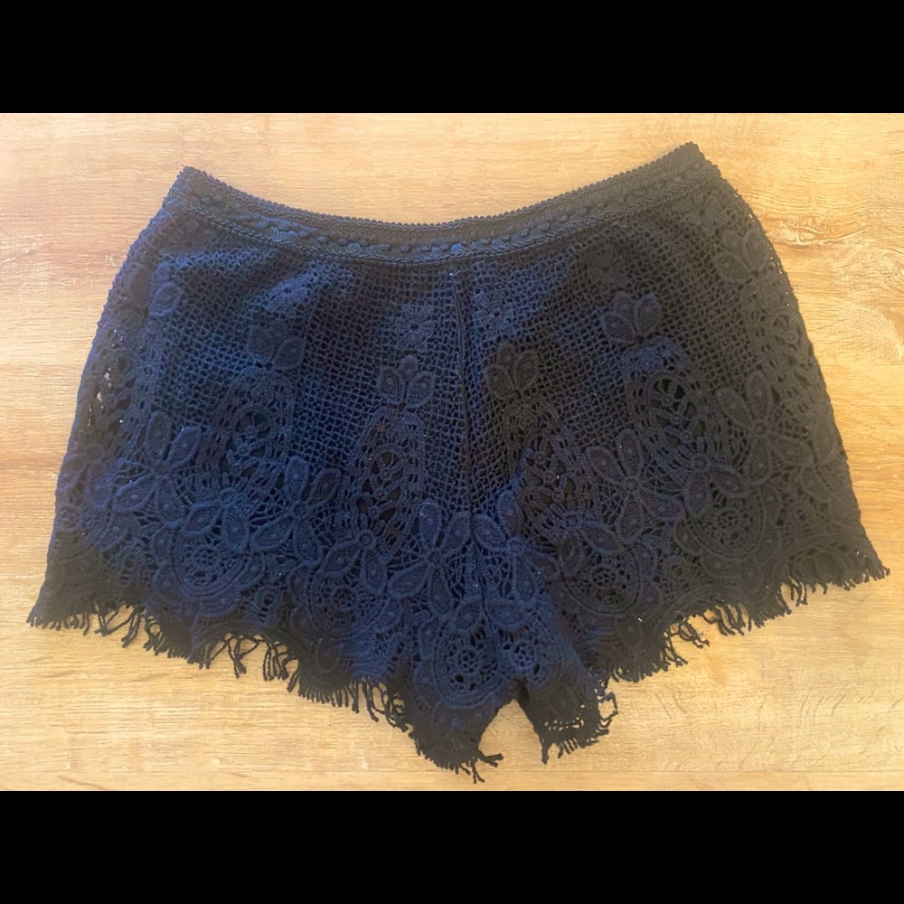 Mossimo black Lace shorts XS
